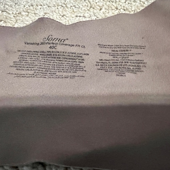 Soma Vanishing 360 Perfect Coverage Front Close Bra, Mochachino 40C - Picture 2 of 6